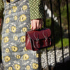 HANDMADE LEATHER MICRO SATCHEL CHESTNUT - Zatchels - glott.no