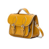 HANDMADE LEATHER MICRO SATCHEL YELLOW OCHRE - Zatchels - glott.no