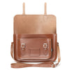 HANDMADE LEATHER SATCHEL - CHESTNUT - Zatchels - glott.no