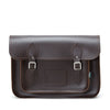 HANDMADE LEATHER SATCHEL - DARK BROWN - Zatchels - glott.no