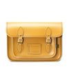 HANDMADE LEATHER SATCHEL - YELLOW OCHRE - Zatchels - glott.no