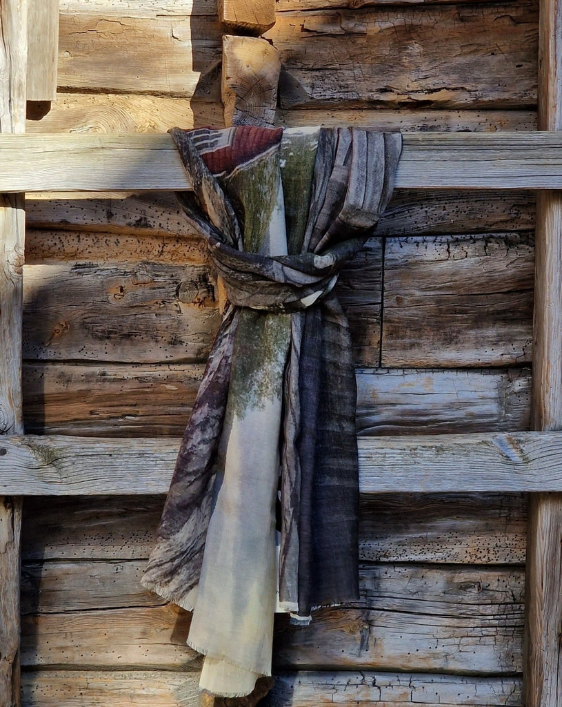 Hardanger Wool and Silk Scarf - glott.no