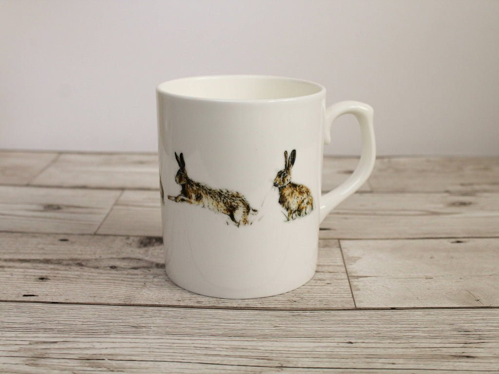 Hares Bone China Mug - Gemma Keith - glott.no