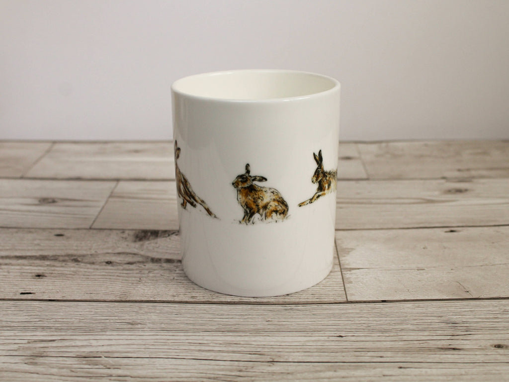 Hares Bone China Mug - Gemma Keith - glott.no