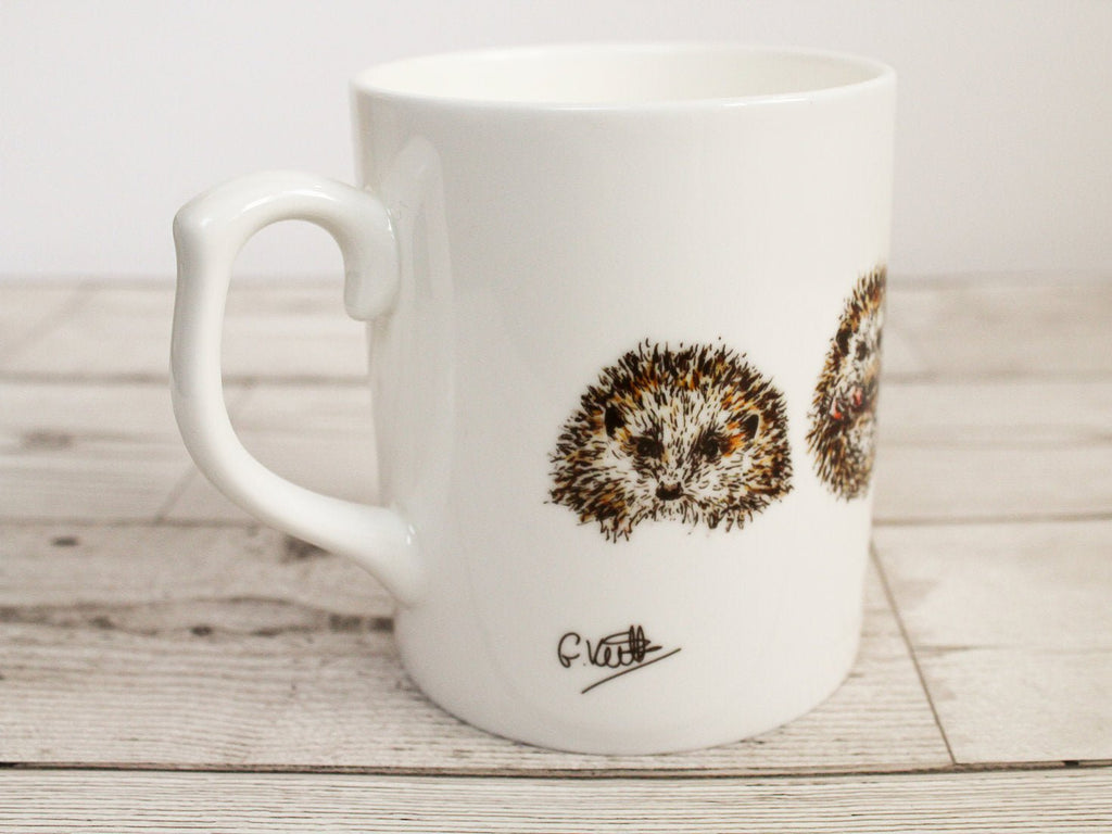 Hedgehogs Bone China Mug - Gemma Keith - glott.no