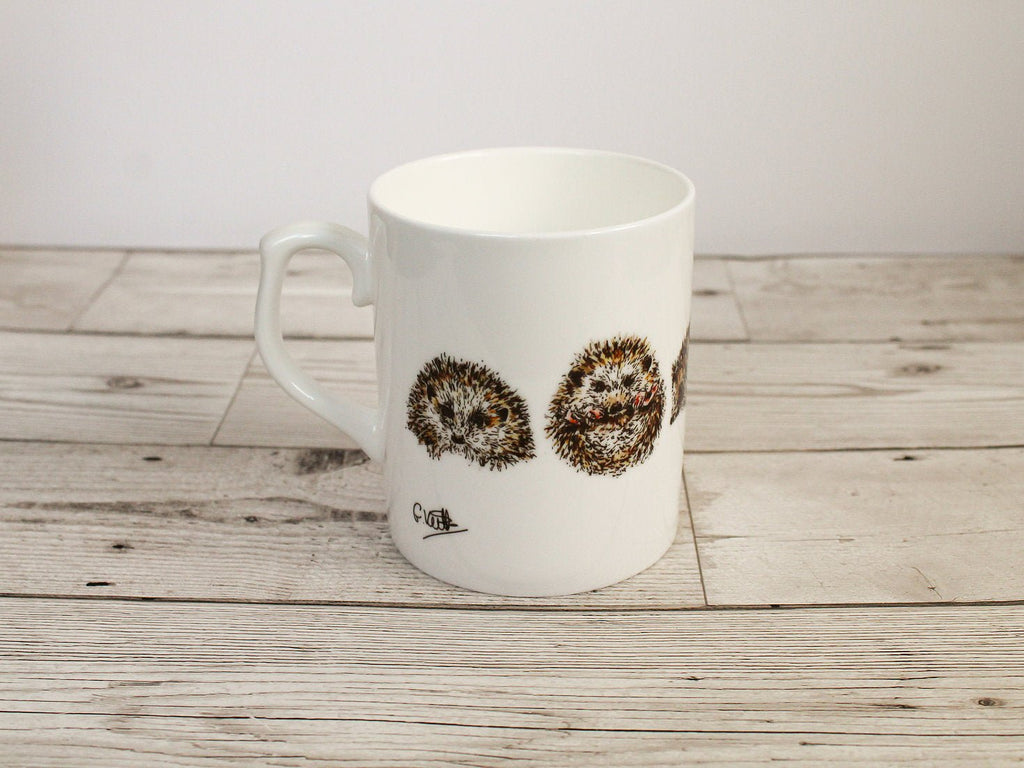 Hedgehogs Bone China Mug - Gemma Keith - glott.no