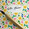 Hello Flower Kort - Victoria Snape - glott.no