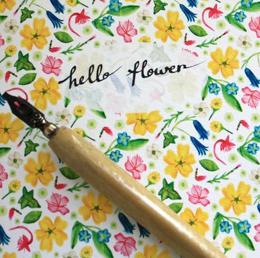 Hello Flower Kort - Victoria Snape - glott.no