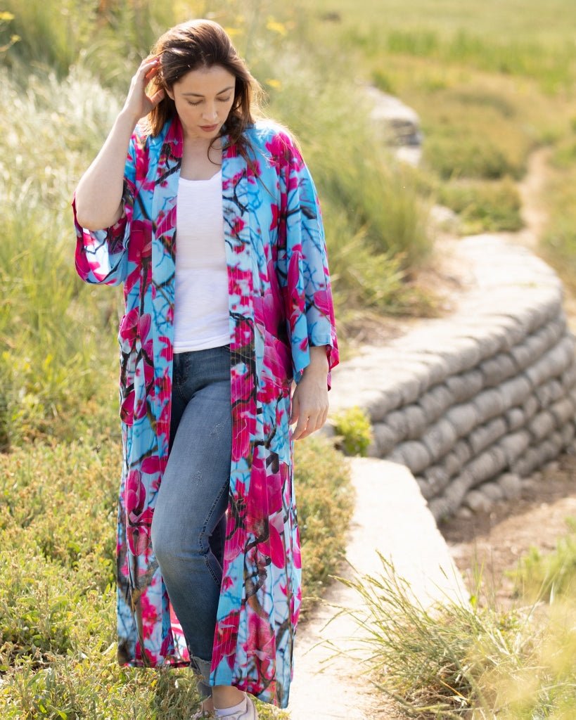 Hope Magnolia Long Robe - From My Mothers Garden - glott.no