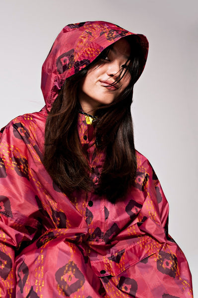 Ikat Poncho, Regnponcho - Rainkiss - glott.no