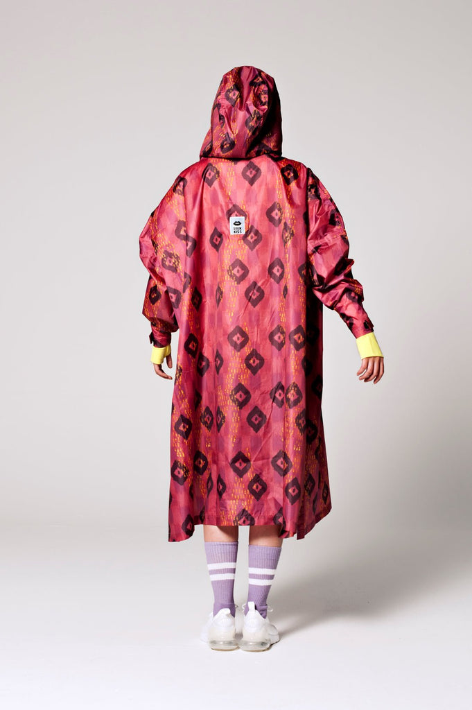 Ikat Poncho, Regnponcho - Rainkiss - glott.no