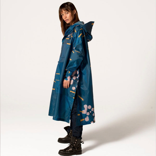 Japanese Blossom Poncho, Regnponcho - Rainkiss - glott.no