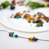 Lariat Eco - Necklace Making Kit Multicoloured - Pretty Pink - glott.no