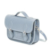 LEATHER MIDI SATCHEL LILAC GREY - Zatchels - glott.no