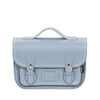 LEATHER MIDI SATCHEL LILAC GREY - Zatchels - glott.no
