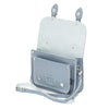 LEATHER MIDI SATCHEL LILAC GREY - Zatchels - glott.no