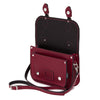 LEATHER MIDI SATCHEL OXBLOOD RED - Zatchels - glott.no