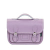 LEATHER MIDI SATCHEL PASTEL VIOLET - Zatchels - glott.no