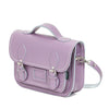 LEATHER MIDI SATCHEL PASTEL VIOLET - Zatchels - glott.no