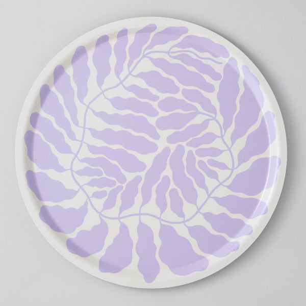 Lilac Leaves Round - Linnea Andersson