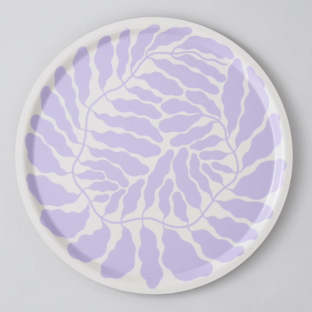 Lilac Leaves Round - Linnea Andersson - glott.no