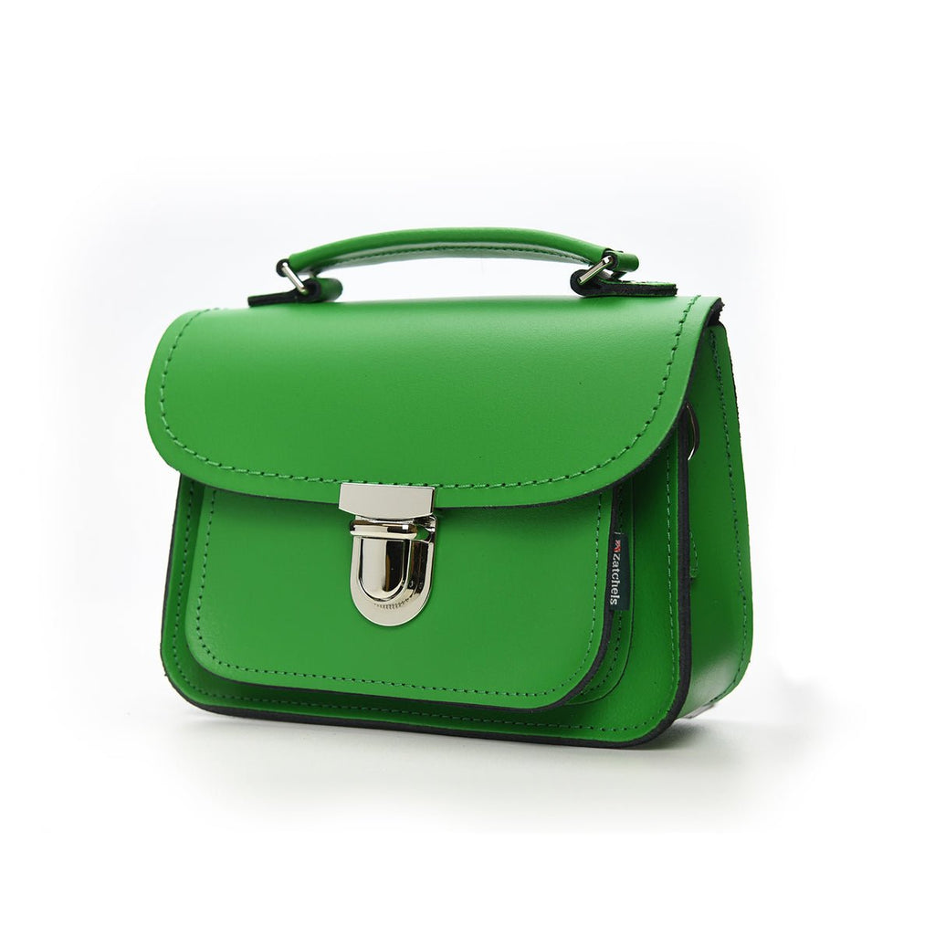 LUNA HANDMADE LEATHER BAG GREEN - Zatchels - glott.no
