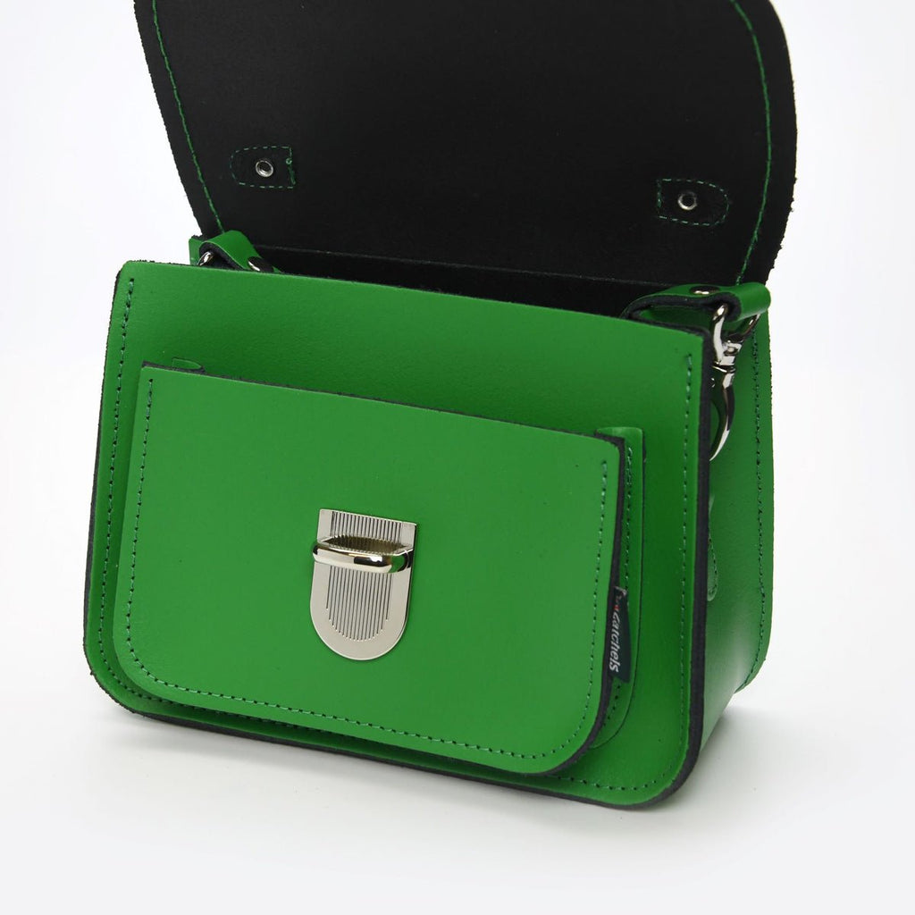 LUNA HANDMADE LEATHER BAG GREEN - Zatchels - glott.no