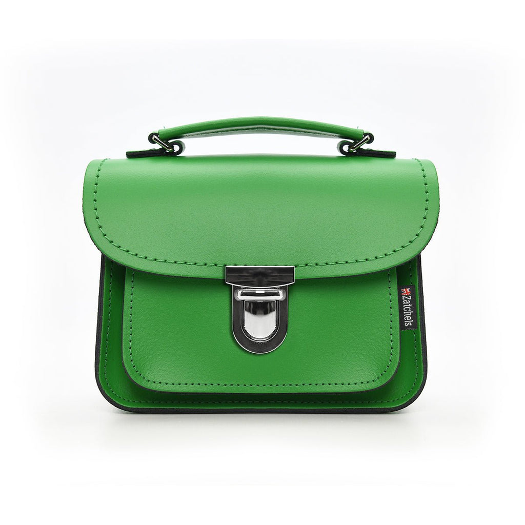 LUNA HANDMADE LEATHER BAG GREEN - Zatchels - glott.no