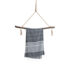 Malibu Hammam Towel with gift box, Black - Towel to Go - glott.no