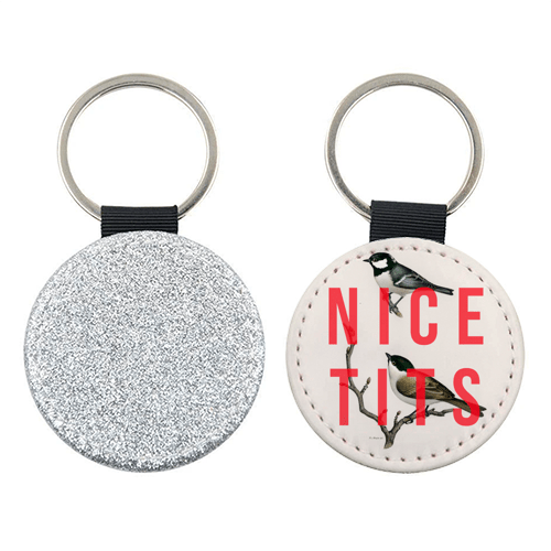 NICE TITS BY THE 13 PRINTS - Keyring - Art Wow - glott.no