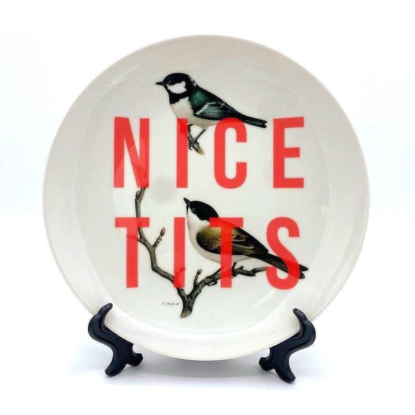 Nice Tits - Plate - Art Wow - glott.no