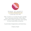 Nirvana Large Pink Quartz Ring - SVP - glott.no