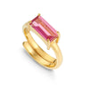 Nirvana Large Pink Quartz Ring - SVP - glott.no