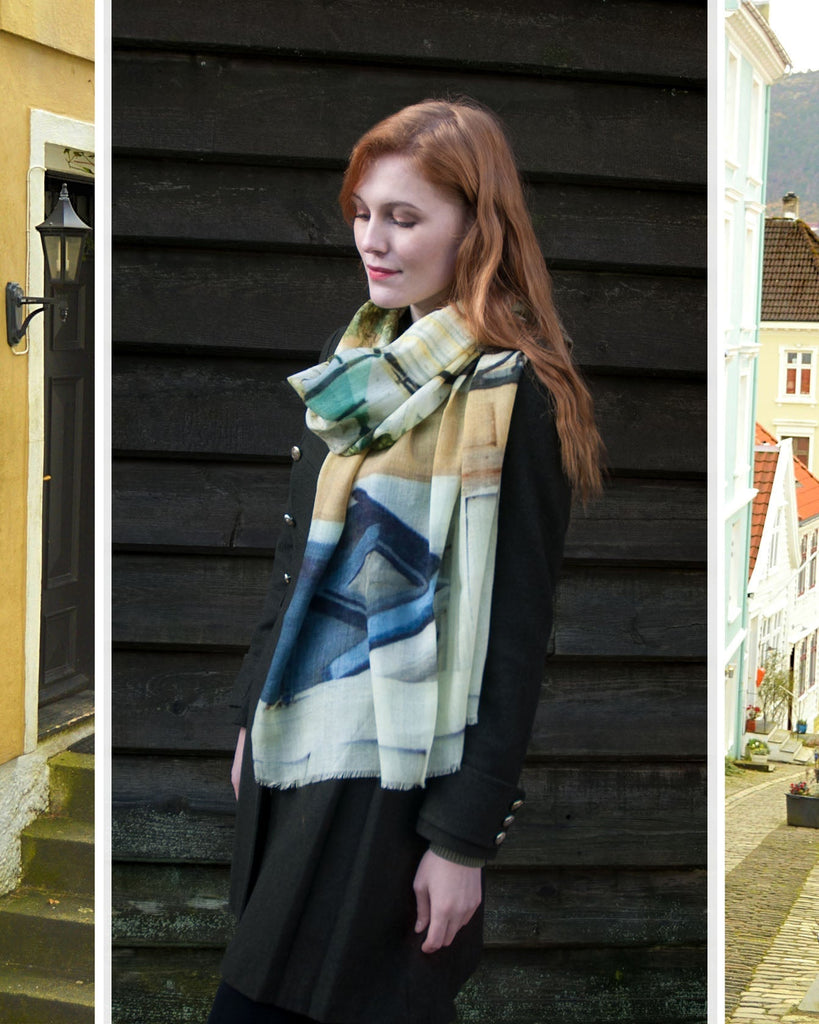 Nordnes Wool and Silk Scarf - glott.no