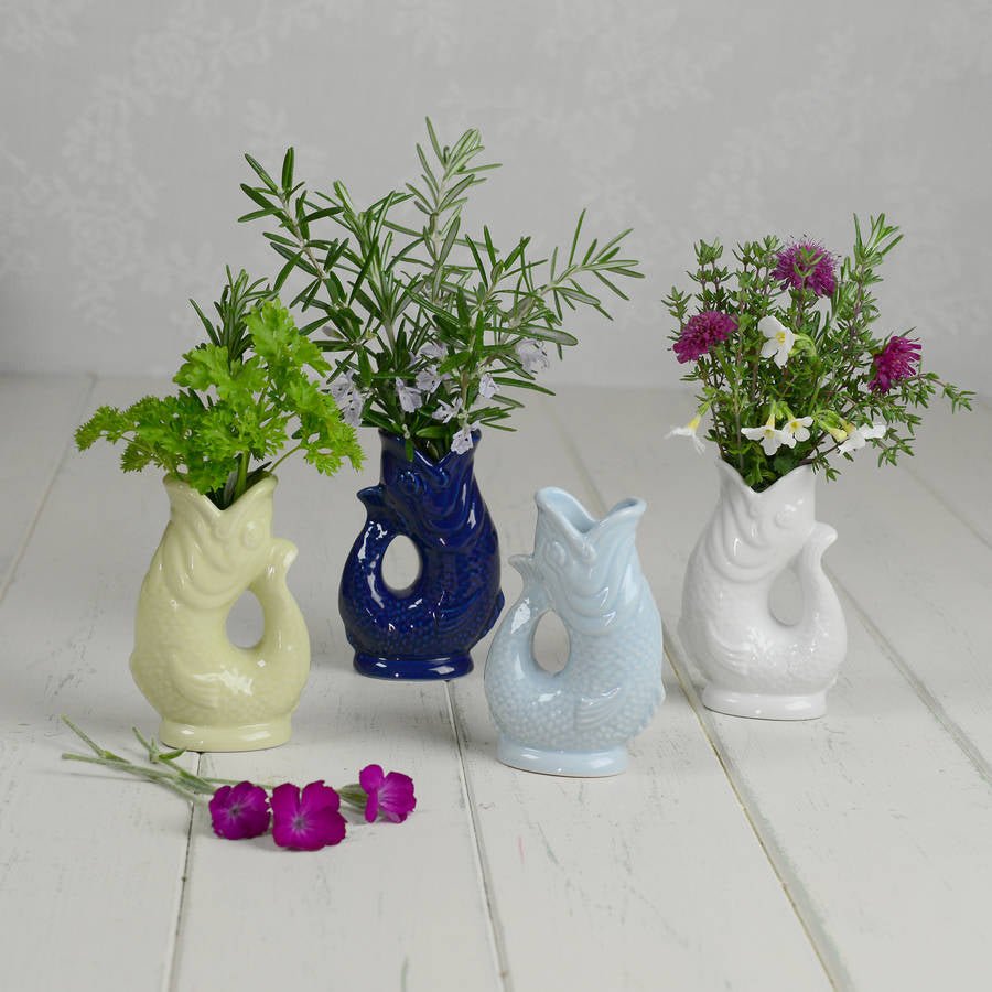 Pale Blue XL Gluggle Jug - glott.no