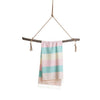 Palermo Hammam Towel with gift box, Mint/Pink - Towel to Go - glott.no