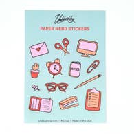 Paper Nerd Sticker Sheet - Unblushing - glott.no