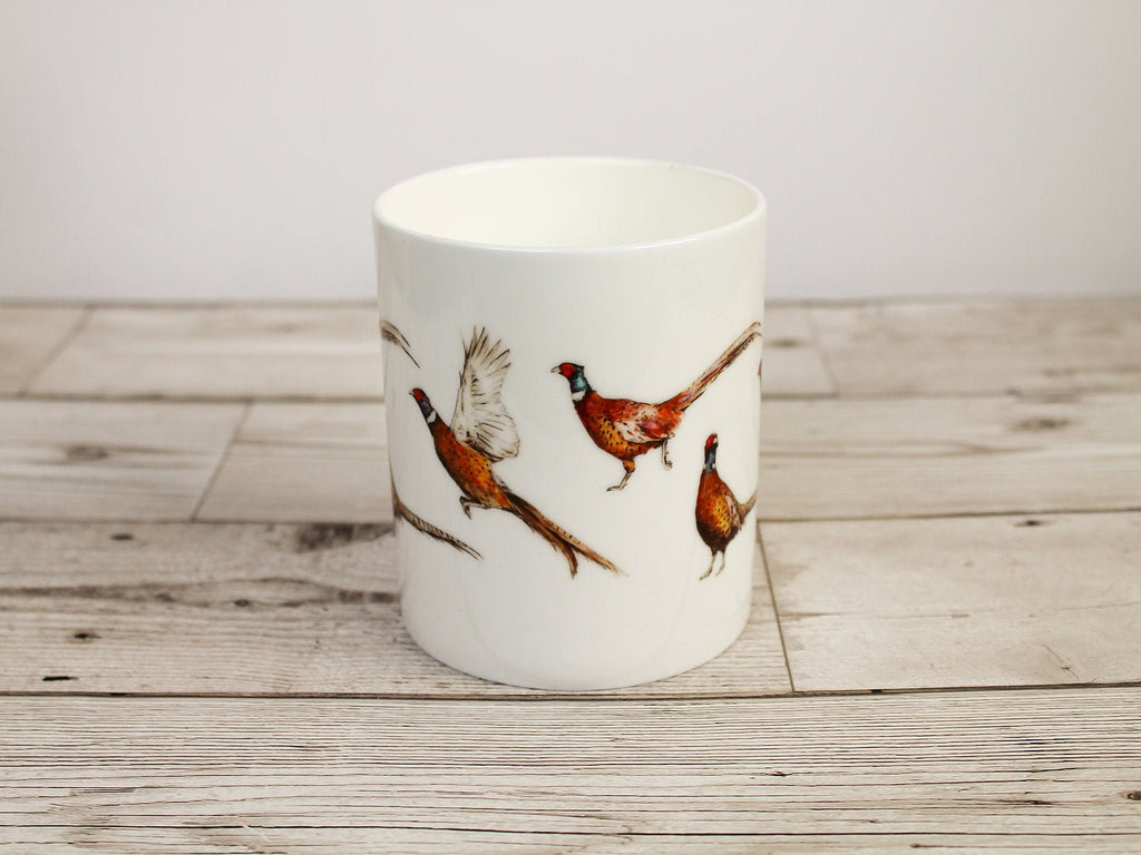 Pheasants Bone China Mug - Gemma Keith - glott.no