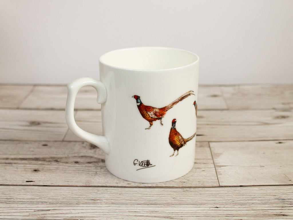 Pheasants Bone China Mug - Gemma Keith - glott.no
