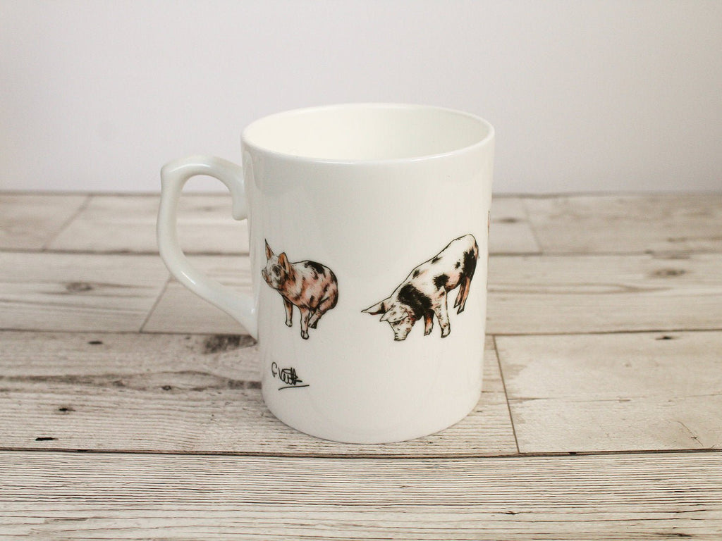 Piglets Bone China Mug - Gemma Keith - glott.no