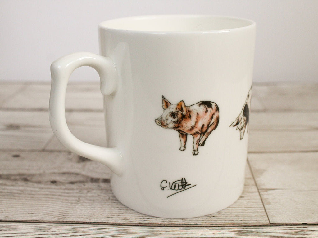 Piglets Bone China Mug - Gemma Keith - glott.no