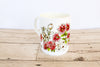 Pink Floral Bone China Mug - Gemma Keith - glott.no