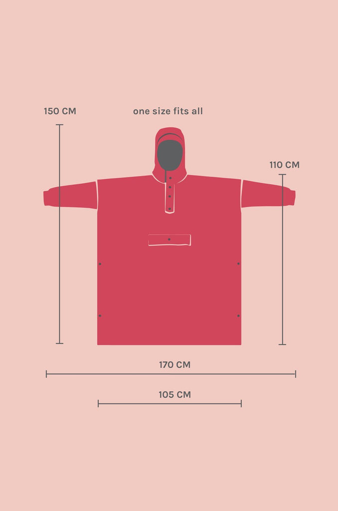 Pink Panther Poncho, Regnponcho - Rainkiss - glott.no