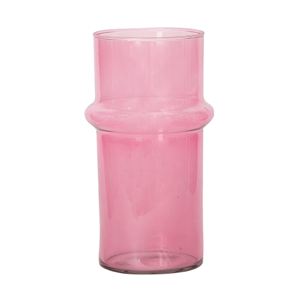 Pink Recycled Glass Vase - Urban Nature Culture - glott.no