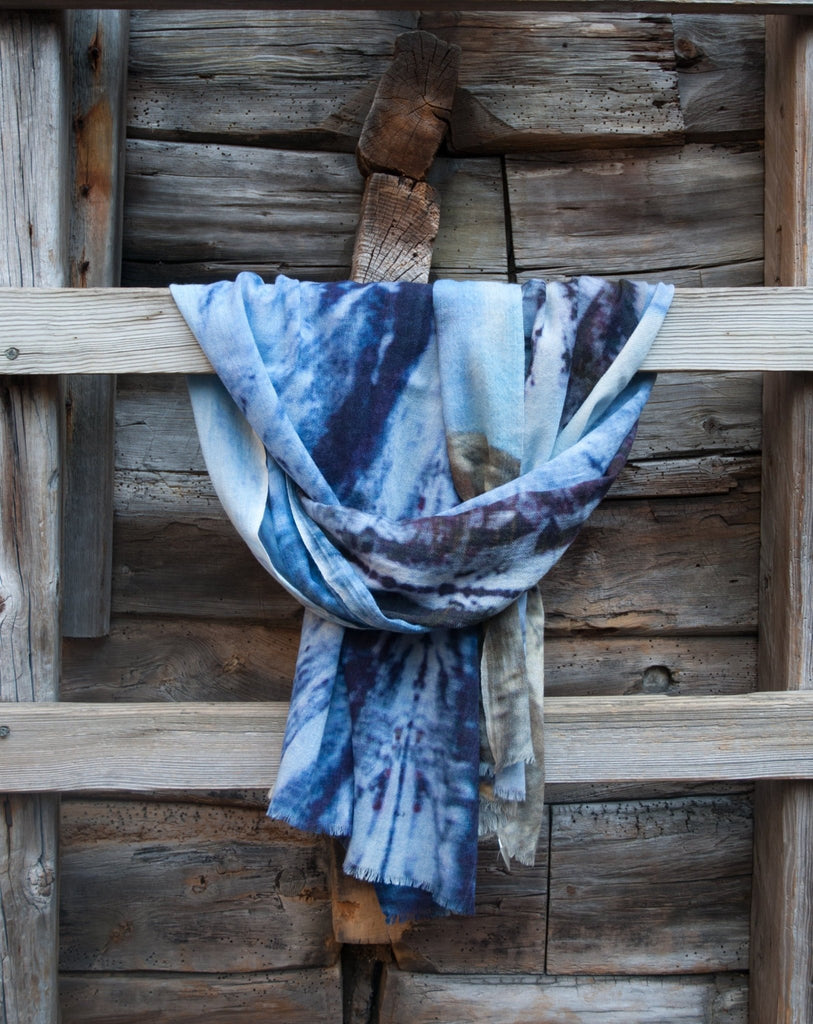 Reflection Wool and Silk Scarf - glott.no