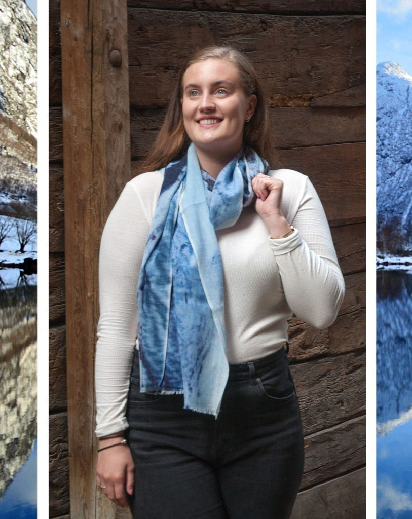 Reflection Wool and Silk Scarf - glott.no