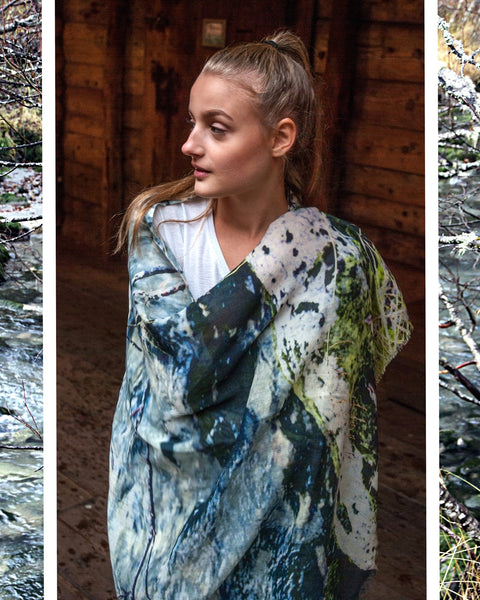 River Wool and Silk Scarf - glott.no