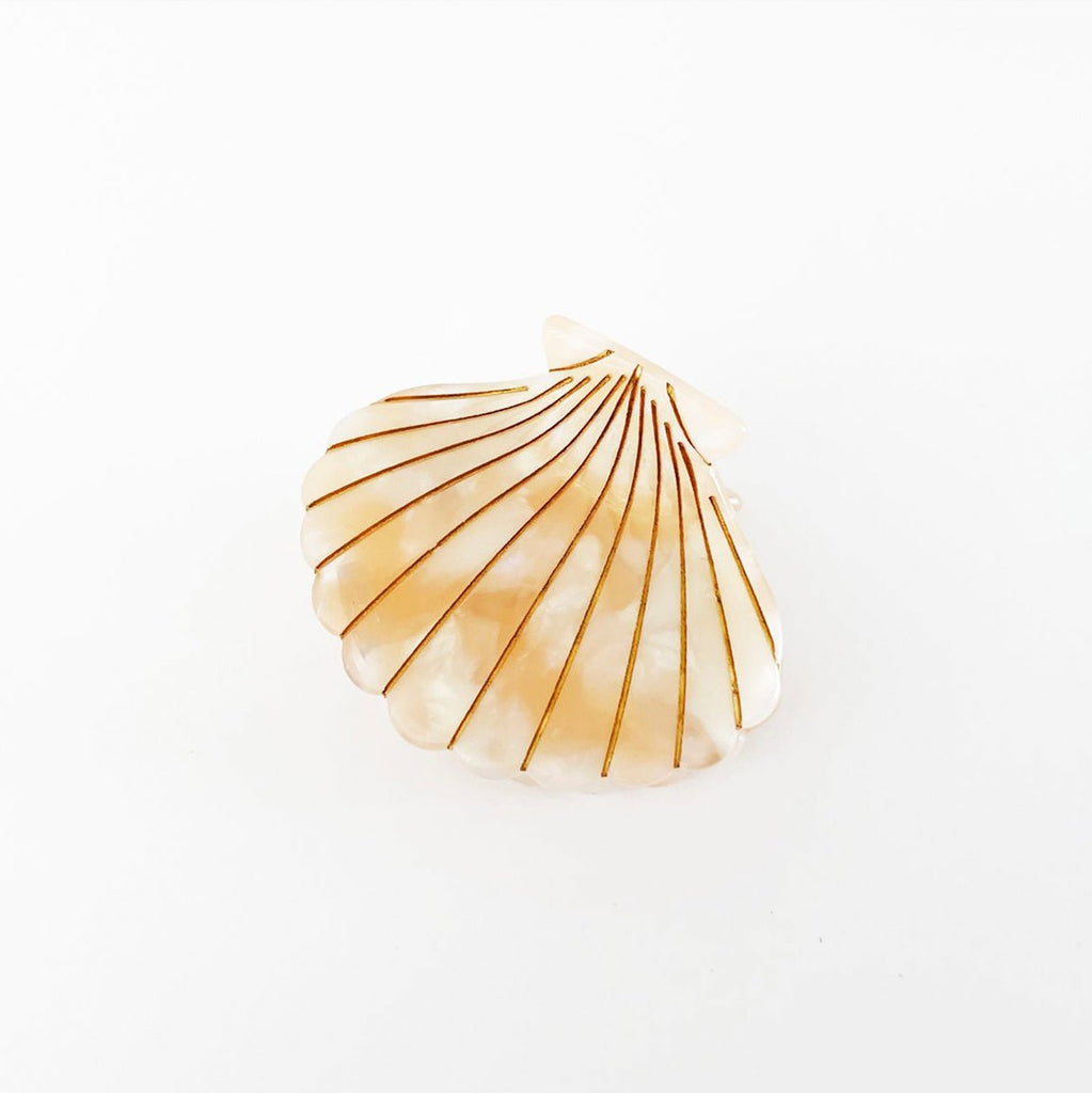 Shell Hair Clip Nude - by Vivi - glott.no