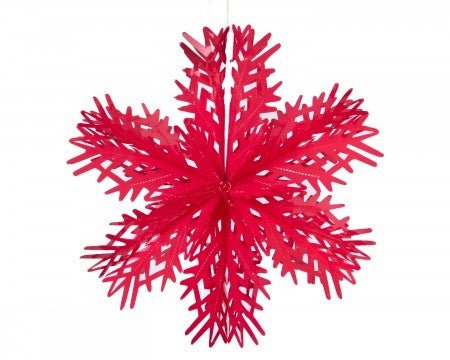 Snowflake Hanging Decoration - Acorn & Will - glott.no