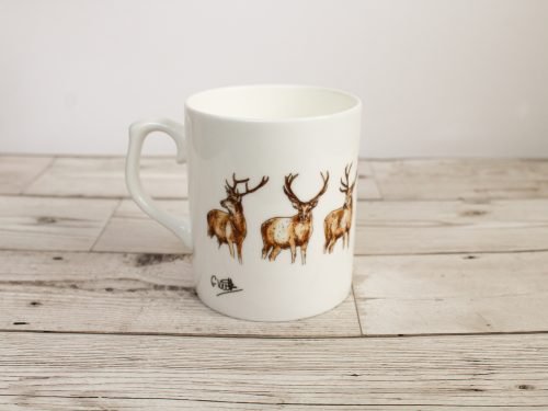Stags Bone China Mug - Gemma Keith - glott.no
